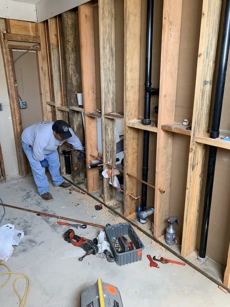 Commercial rough-in plumbing for Gas Line Repair in Thomas Mill